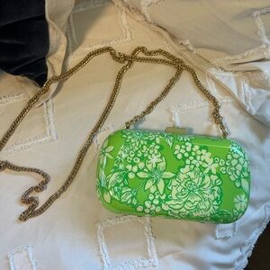 Lilly Pulitzer Limeade It's A Spring Thing Clutch/Crossbody Purse